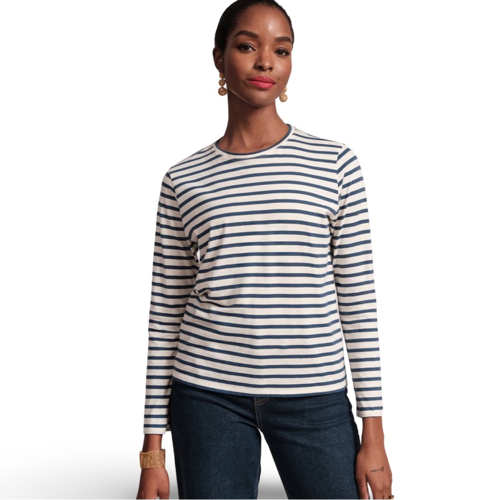 Frances Valentine▪️Long Sleeve Striped Tee